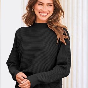 Batwing LongSleeve Pullover Crop Top